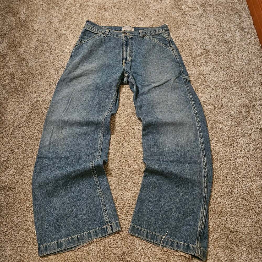 American Eagle Outfitters Wide Leg Size 31x32 Denim Pants